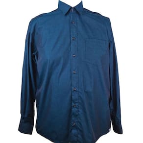 Camisa Social Manga Longa Verde Escuro Zuza Plus Size