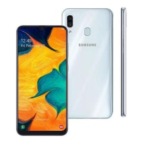 Usado: Samsung A30 64 GB Branco - Muito Bom