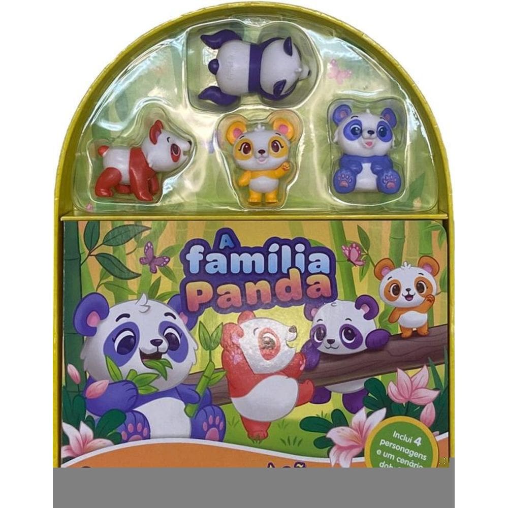 Miniaturas em ação - A família panda
