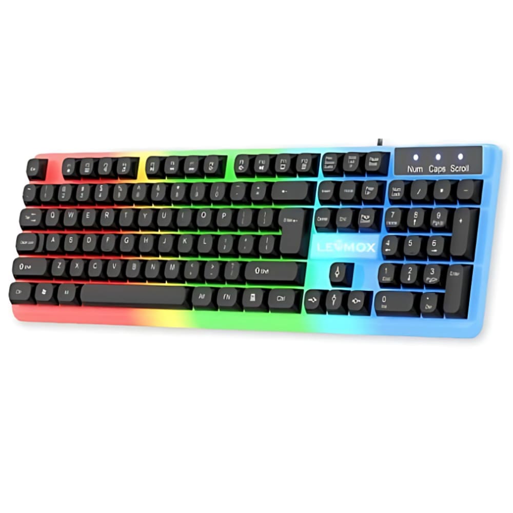 Teclado Membrana Gamer Lehmox LEY-2088 RGB | Casas Bahia