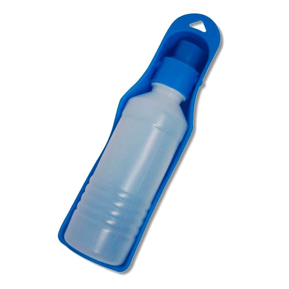 Bebedouro Pet Portátil 240Ml Azul