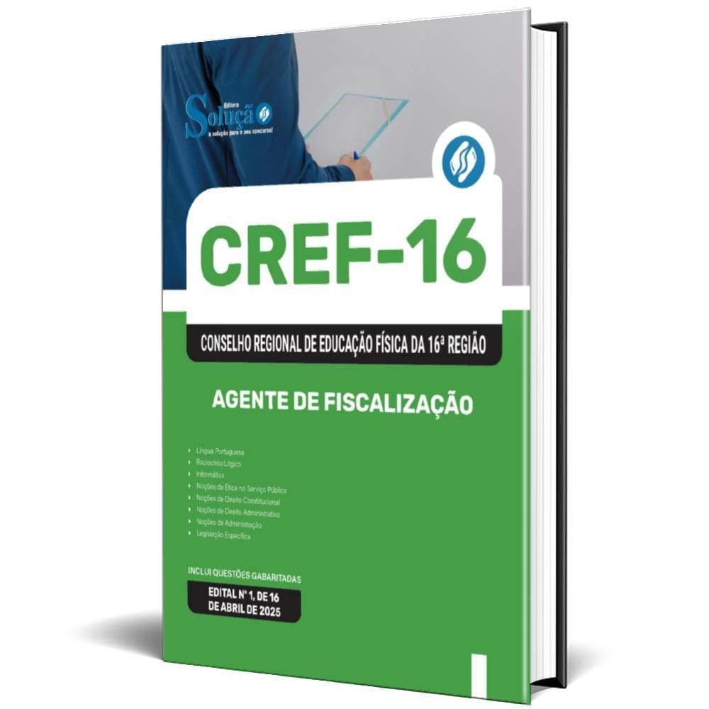 Apostila Cref 16 2025 - Agente De Fiscalização