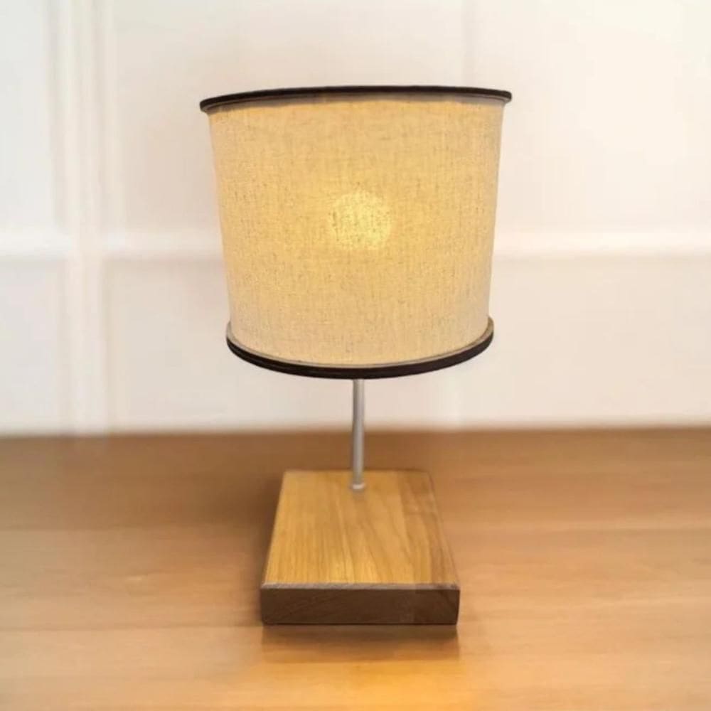 Luminária Xande Madeira Natural