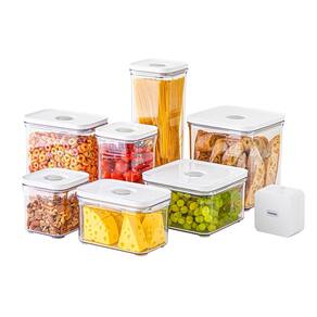 Recipientes de armazenamento de alimentos VAKUEN Premium Hertight 7 unidades com selador