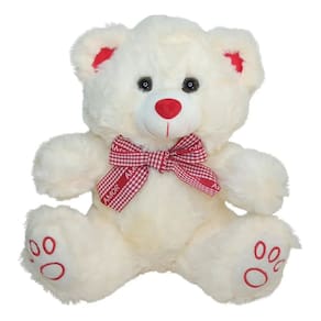 Urso Lindo De Pelúcia Com Laço Amor Namorados