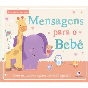 Livro Mensagens Para O Bebe