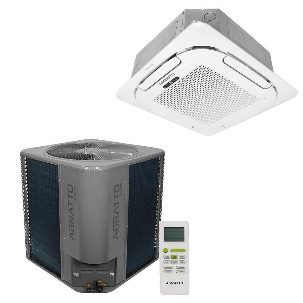 Ar Condicionado Split Agratto Cassete 4 Vias Inverter BTU/h Frio Monofásico Branco LCI60F-02 - 220V