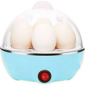 Cozedor Multi Funçoes Eletrico Cozinhar Ovos Egg Cooker Azul