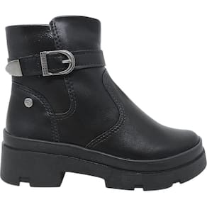 Bota Coturno Infantil Menina Casual Dia a Dia Passeio Escola Detalhes Metálicos Pink Cats V5321