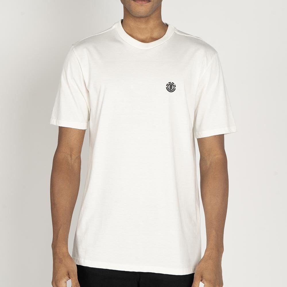 Camiseta Element Basic Crew WT25 Masculina Snow White
