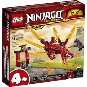 Kit de construção LEGO NINJAGO Legacy Kai`s Fire Dragon 71701
