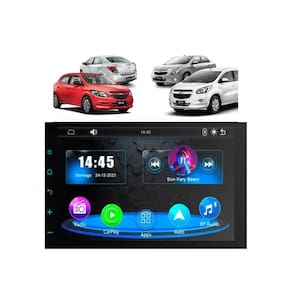 Kit Multimídia Spin 2012 / 2018 LS LT 7 Pol Carplay AndroidAuto USB FM BT - 708BR Roadstar