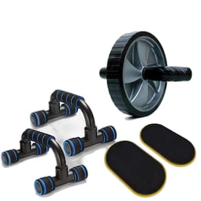 Kit Funcional Rolo Roda Com Apoio Abwheel Fit + Slide Disc