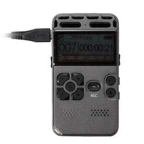Gravador de voz, reprodutor de MP3, A PARTE PERFEITA, 64 GB, recarregável