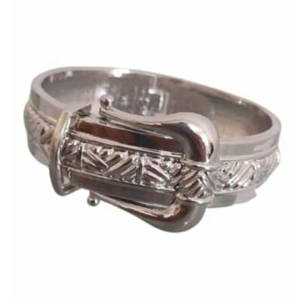 Bracelete Fivela Prateado