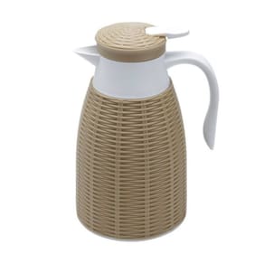 Garrafa Termica 1L Rattan Plastico Marrom Tress Lyor 6835