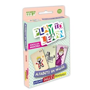 Play To Learn - Alfabeto Em Inglês - Jogo Da Memória