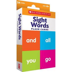 Sight Words - Scholastic Flash Cards