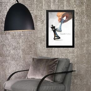 Quadro Xadrez- Focus On The Best 33X24Cm