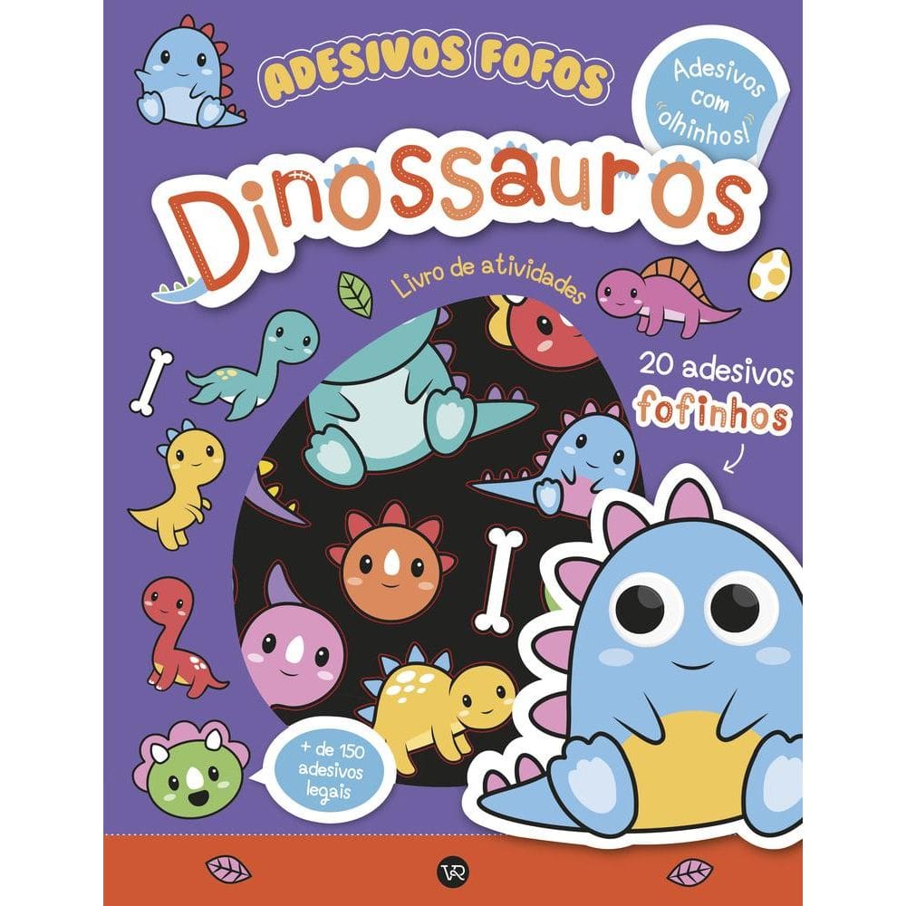 Adesivos Fofos Dinossauros