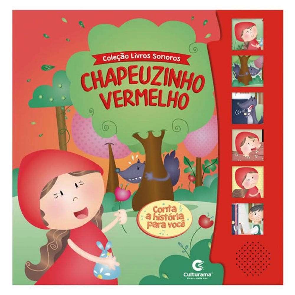 Livro Sonoro Chapeuzinho Vermelho