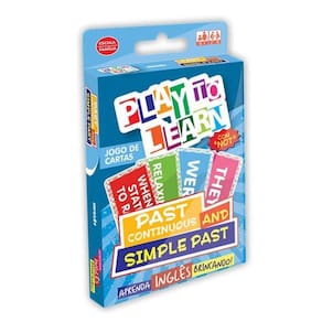 Play To Learn - Past Continuous And Simple Past - Jogo De Cartas
