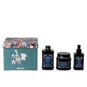 Kit Davines Heart Of Glass Shampoo,Condicionador e Leave In