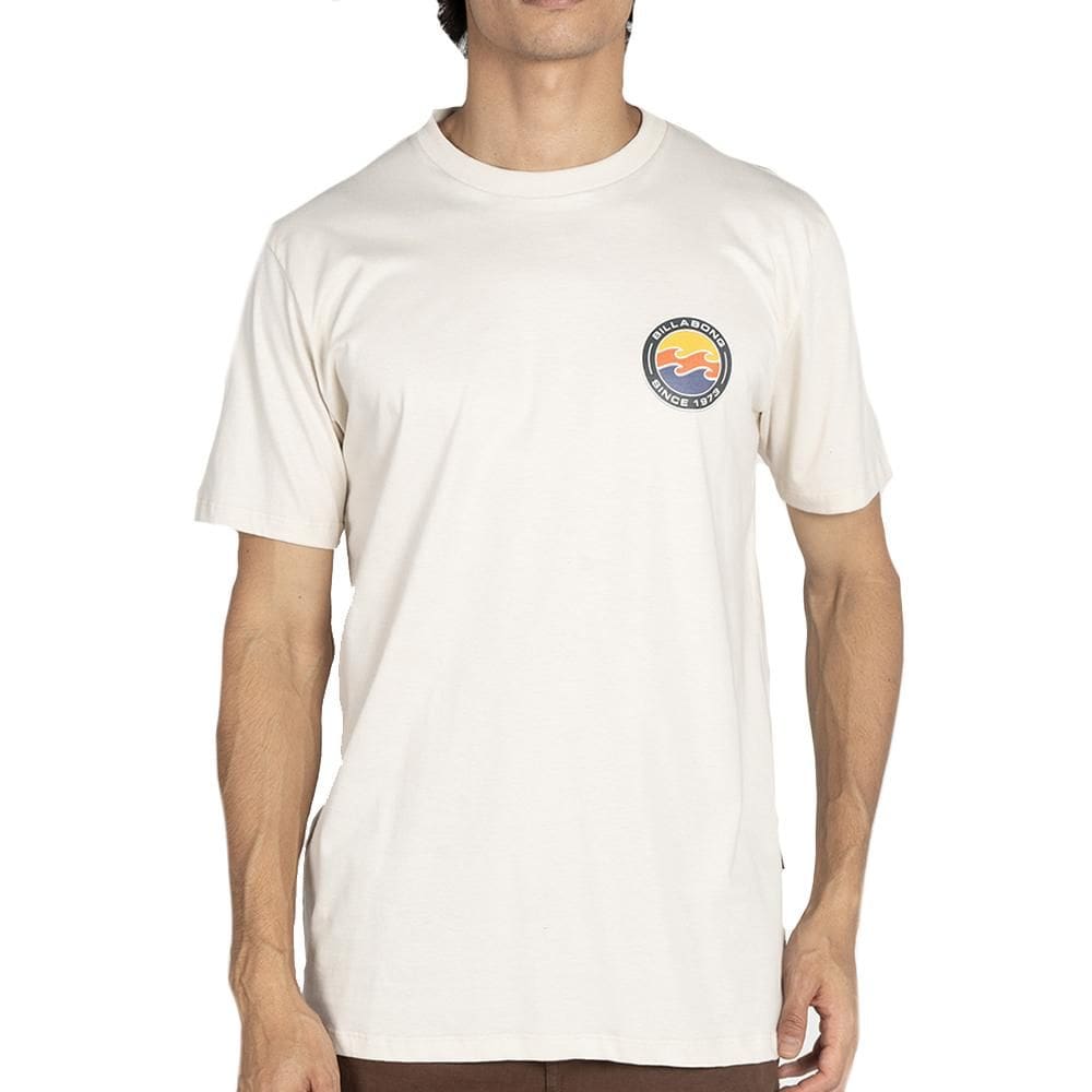 Camiseta Billabong Hollow II WT25 Masculina Off White