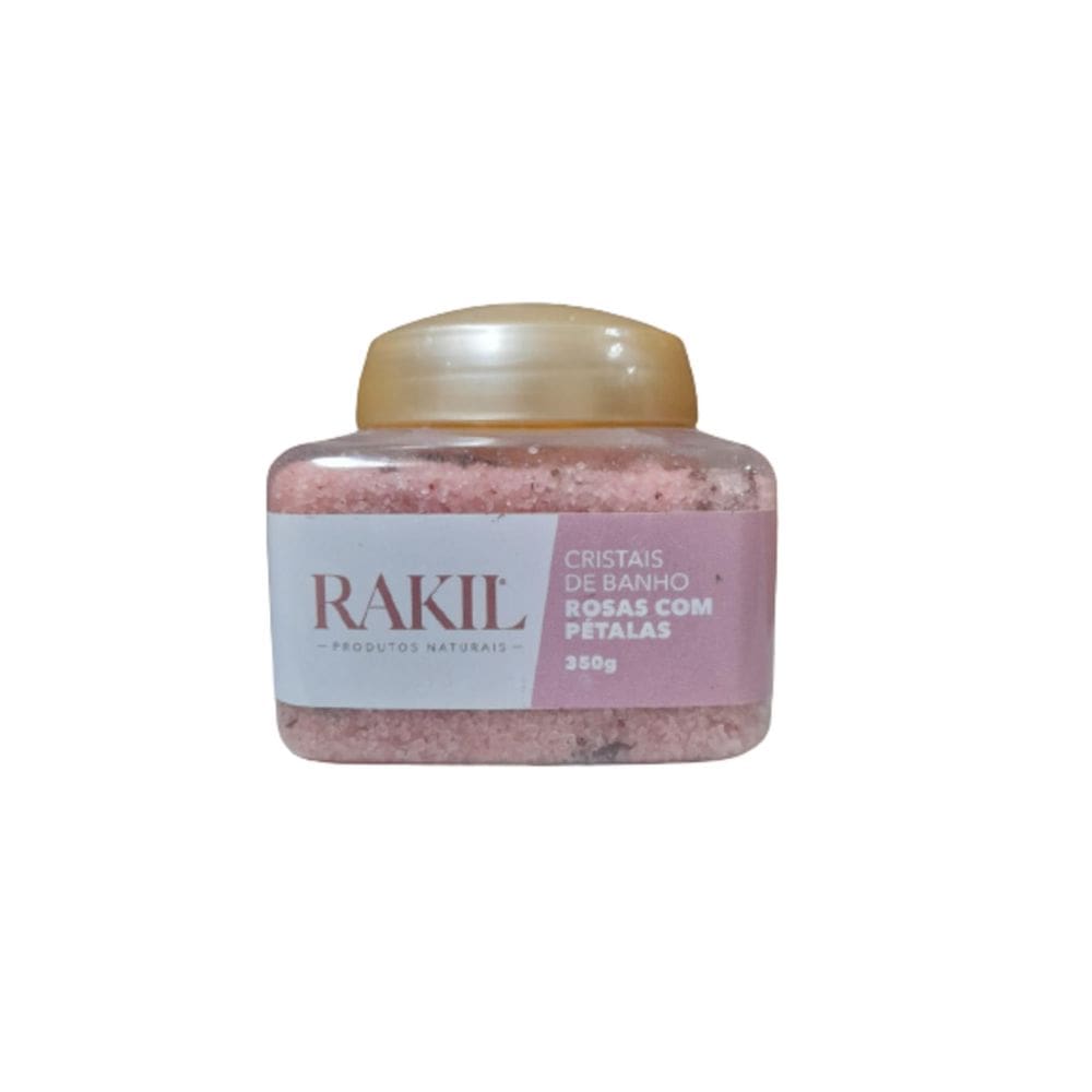 Cristais De Banho Rosas Com Pétalas 350G