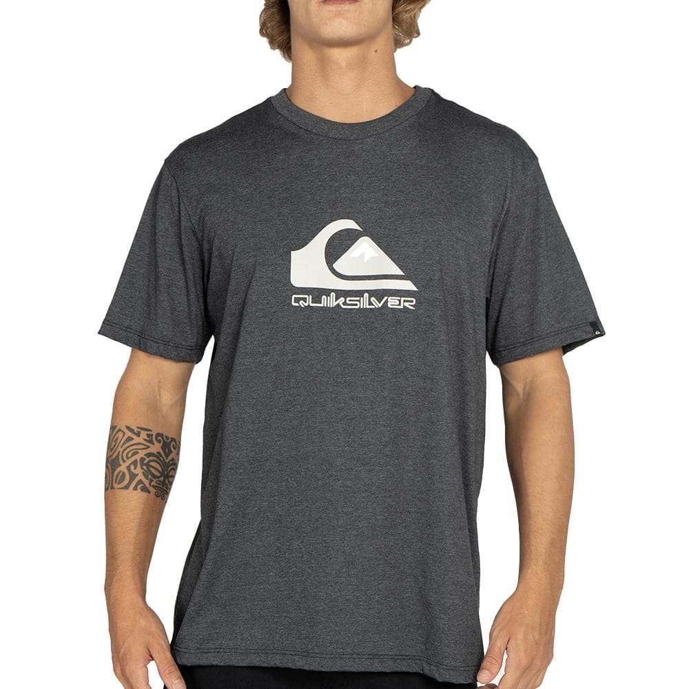 Camiseta Quiksilver Full Logo WT25 Masculina Preto Mescla