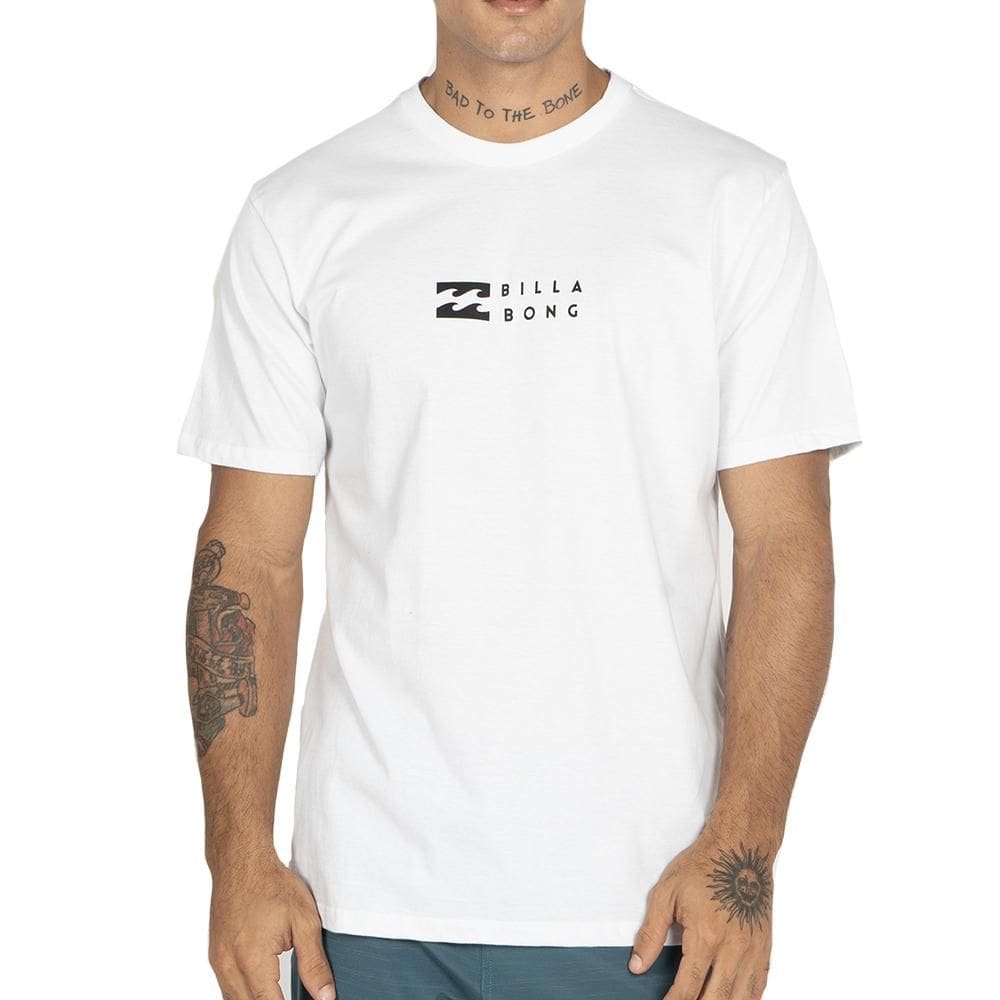 Camiseta Billabong United WT25 Masculina Branco