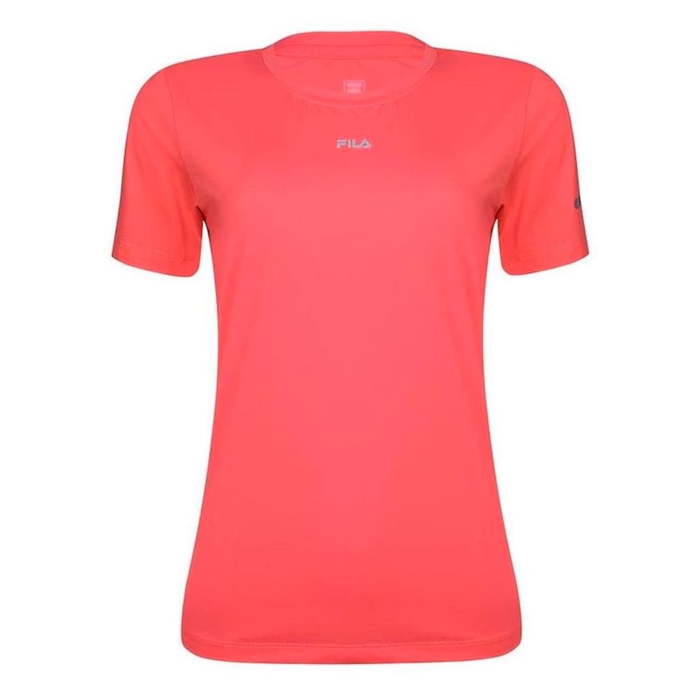 Camiseta Fila Sun Protect Breezy Coral Escuro