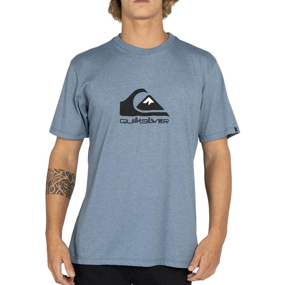 Camiseta Quiksilver Full Logo WT25 Masculina Azul Escuro