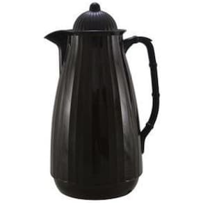 Garrafa Termica Bambu Plastico Preta 1 Litro Lyor