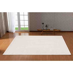 Tapete São Francisco Liso 1,00 x 1,40 Bege Niazitex