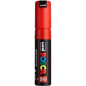 Marker Posca 8K Red para material de arte e material escolar