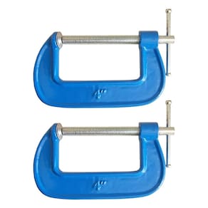 Kit 2 Grampos Sargento De Fixação Tipo C 4 Polegadas 100Mm