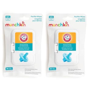 Toalhetes de chupeta Munchkin Arm & Hammer limpam com segurança 72 toalhetes