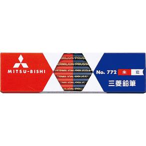 Lápis Mitsubishi Pencil Co., Ltd. Zhu Ai 772 K772 hexagonal
