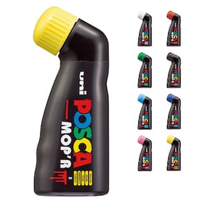 Marcadores de pintura Uni Posca Mop`R multicoloridos com ponta redonda de 3-19 mm
