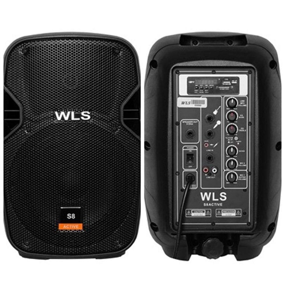 Caixa Acústica Wls S8 Ativa Com Bluetooth