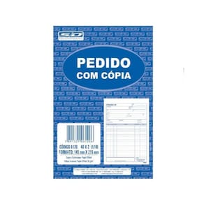 Bloco de Pedido 1/18 2 Vias 40 Folhas - São Domingos