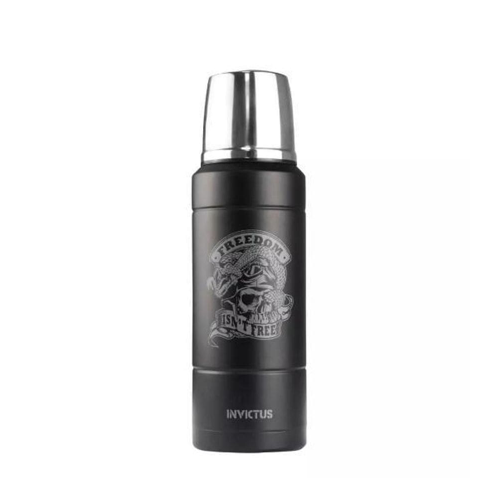 Garrafa Térmica Invictus Battalion Preta 1L