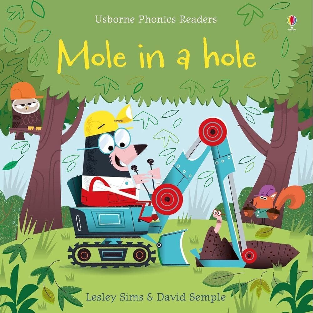 Mole In A Hole - Usborne Phonics Readers