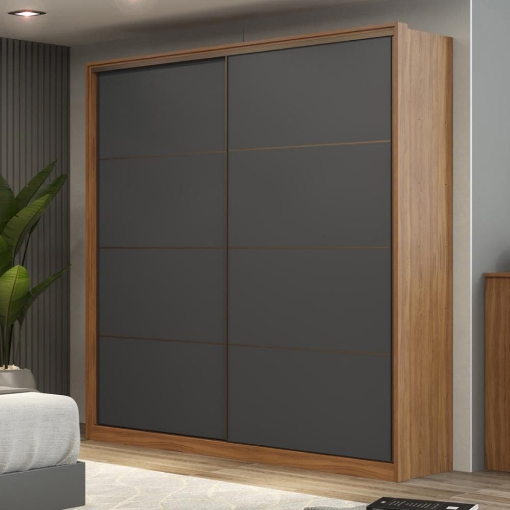 Guarda Roupa Casal 2 Portas e 3 Gavetas Belga