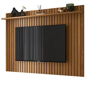 Painel Para TV de Até 70" Polegadas Em MDP e MDF Dallas Lukaliam Imbuia