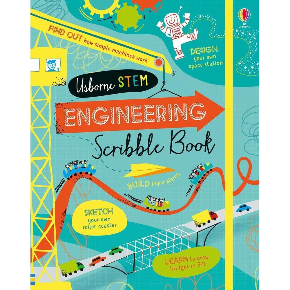 Engineering Scribble Book - Usborne Stem