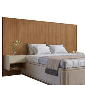 Cabeceira Florença para Cama King Size com 2 Mesas de Apoio - Casa D