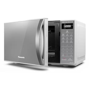 Micro-ondas Panasonic ST27L 21 Litros Branco e Porta Espelhada