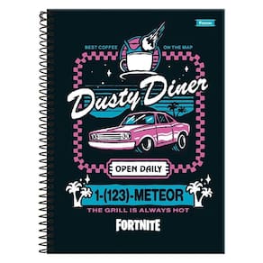 Caderno Univ 10 Matérias 160Fls Fortnite Dusty Foroni